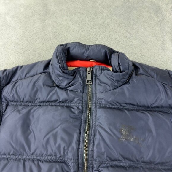Burberry Navy Blue Down Puffer Jacket Men’s Size S - Picture 11 of 15